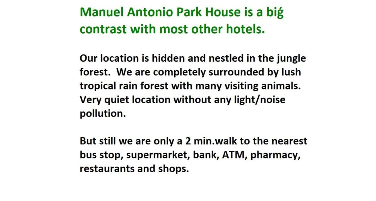 Готель Manuel Antonio Park House - Adults Only Екстер'єр фото